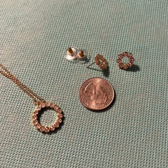 KATE SPADE “FULL CIRCLE” NECKLACE & EARRINGS - Picture 5 of 6
